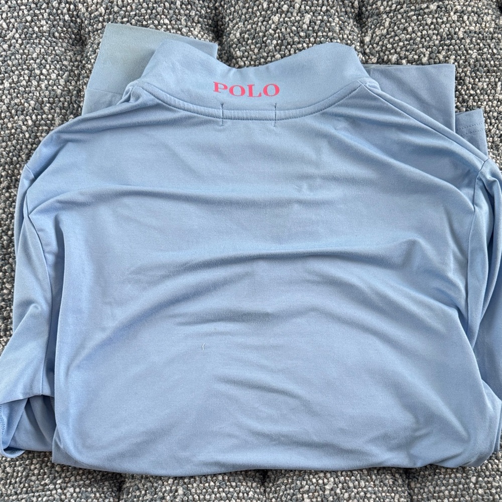 Youth Polo Ralph Lauren Blue Quarter-Zip Pullover XL - Picture 4 of 4